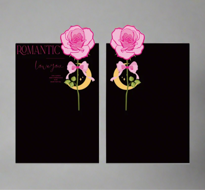 Love & Romantic Flower Wrapping Paper