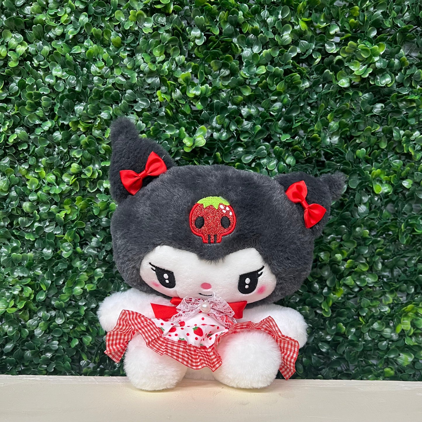 Kuromi Strawberry Dress Plush