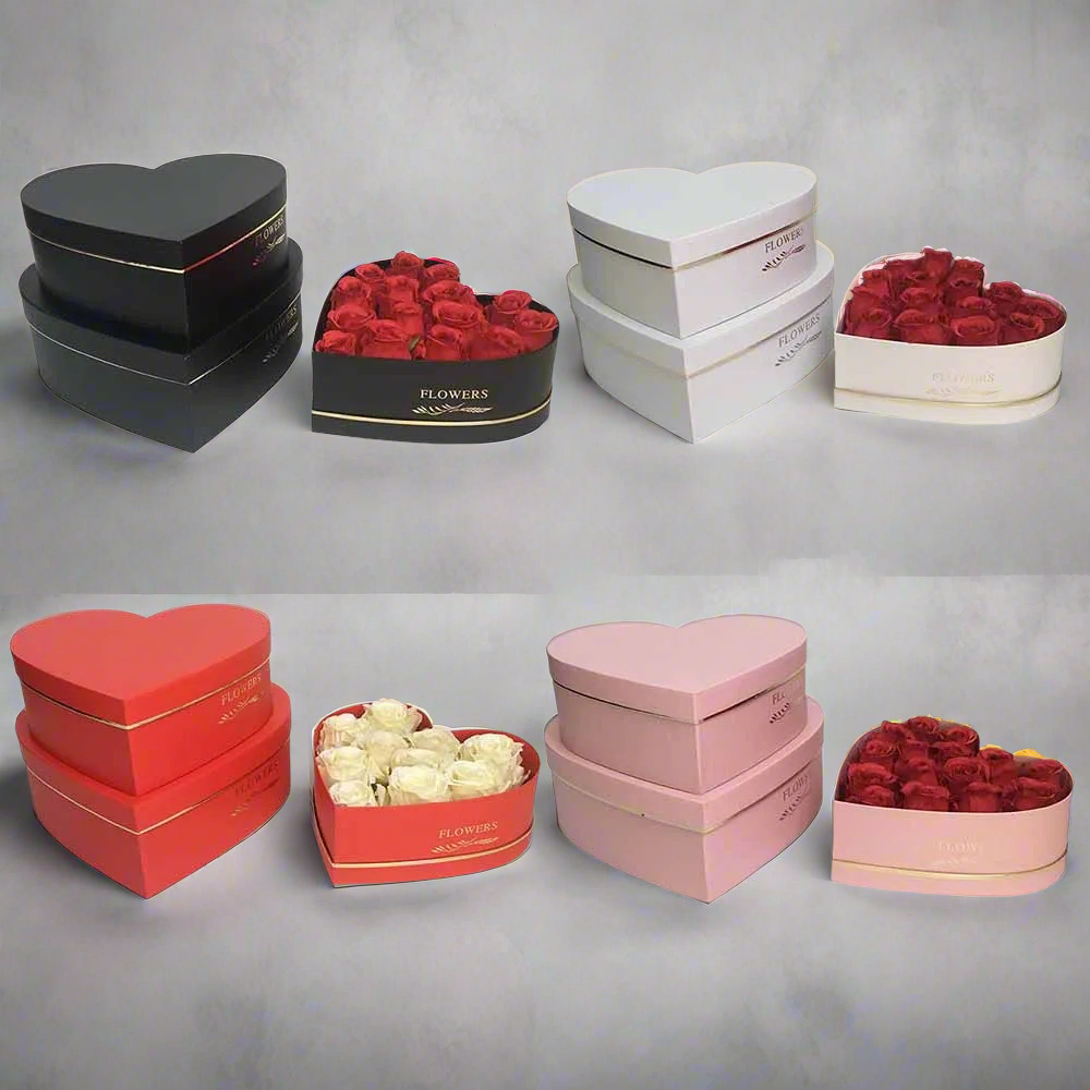 3-Piece Heart Shaped Box