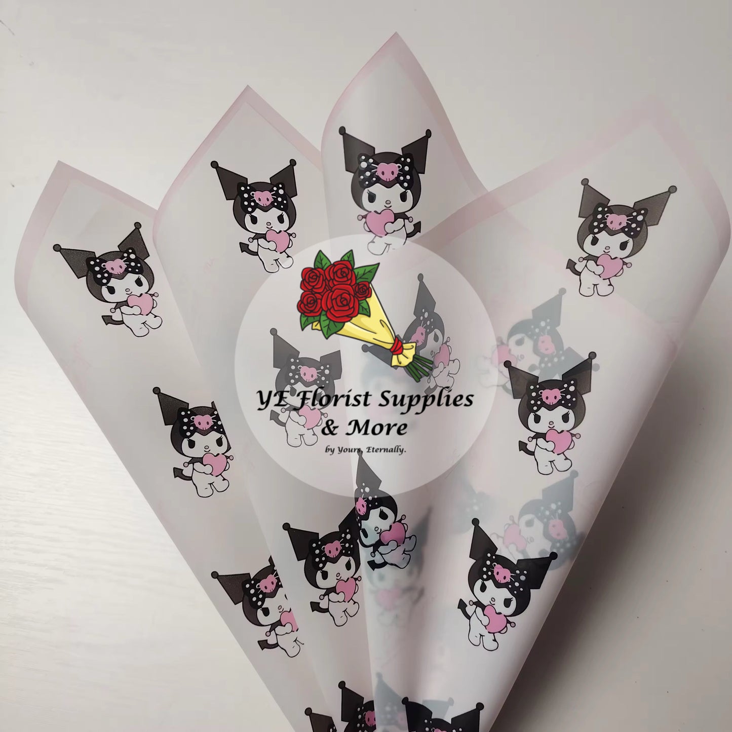 Kuromi "I Love You" Wrapping Paper