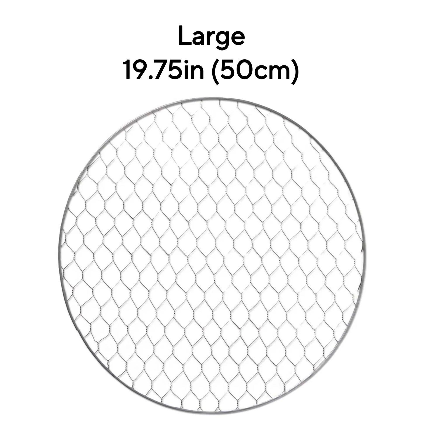 Round Wire Net Wreath