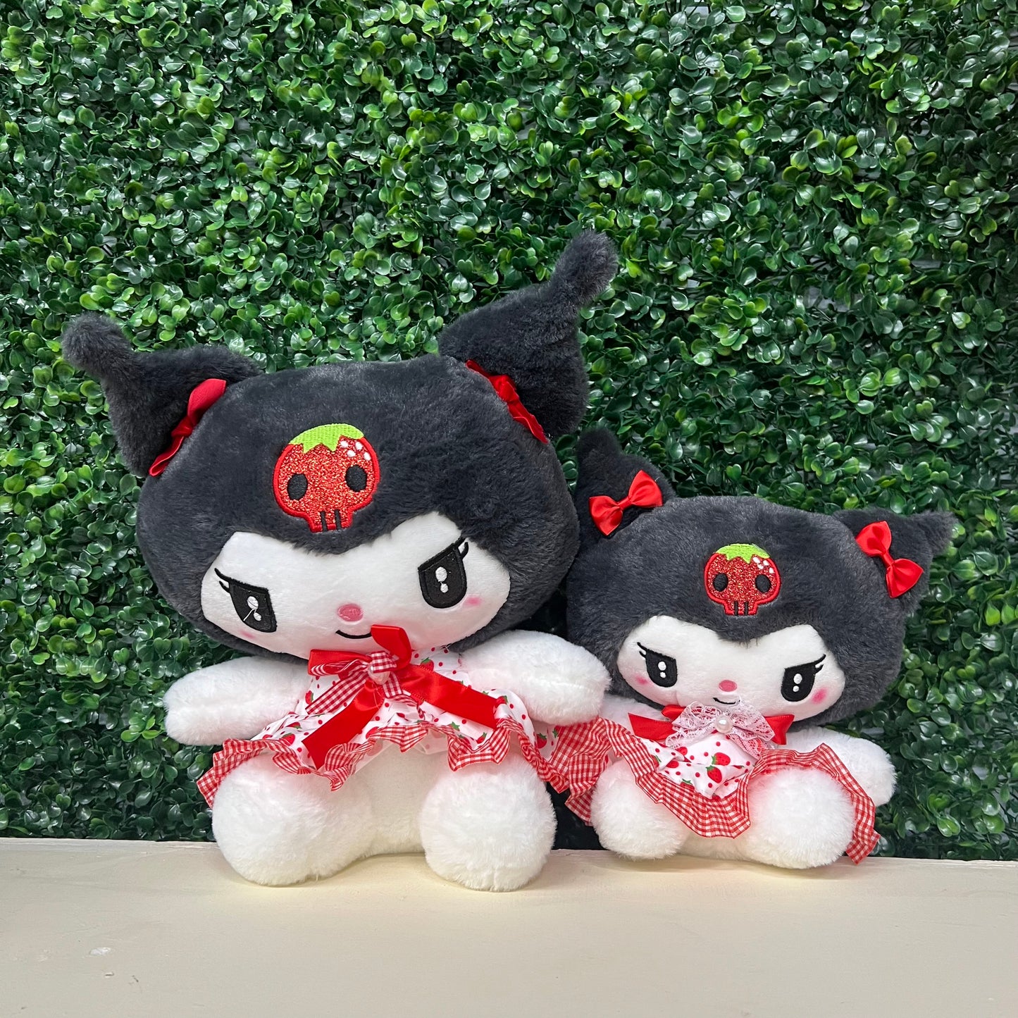 Kuromi Strawberry Dress Plush