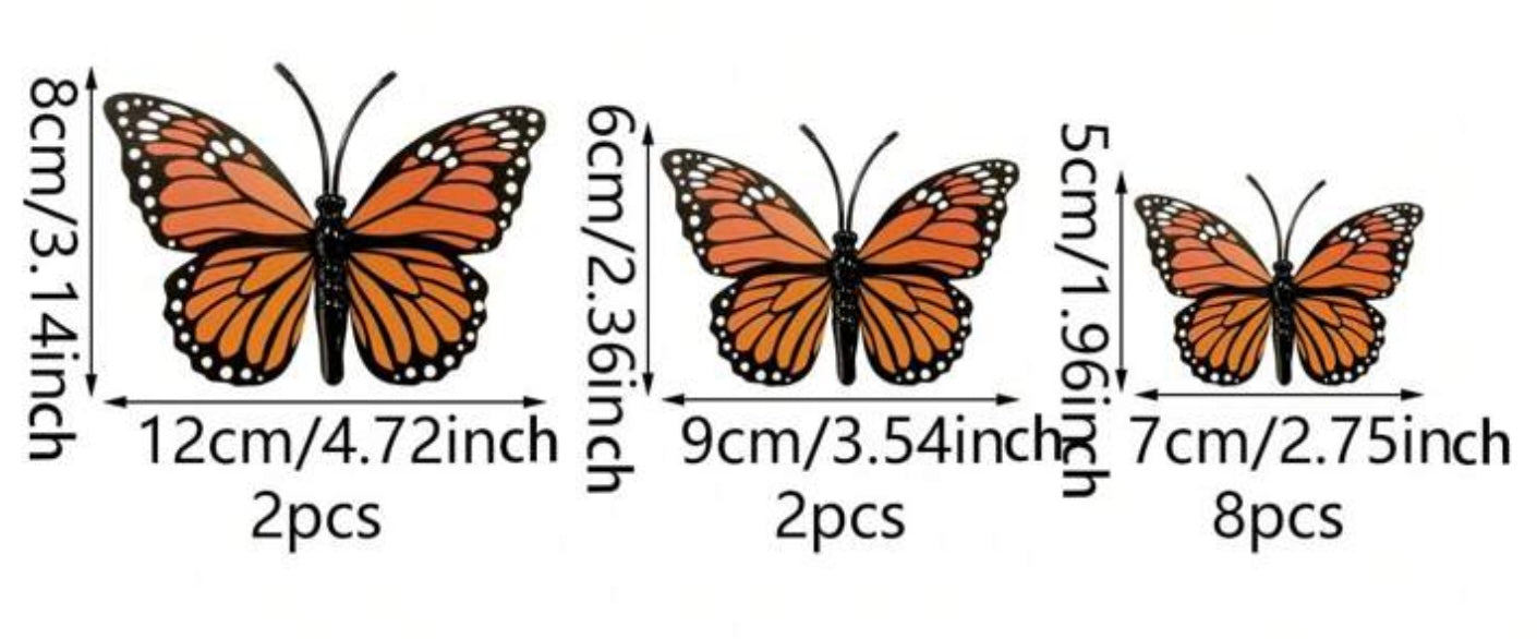 3D Monarch Butterfly Decoration