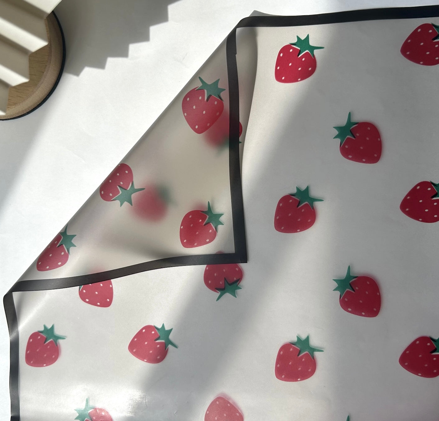 Strawberry Print Wrapping Paper