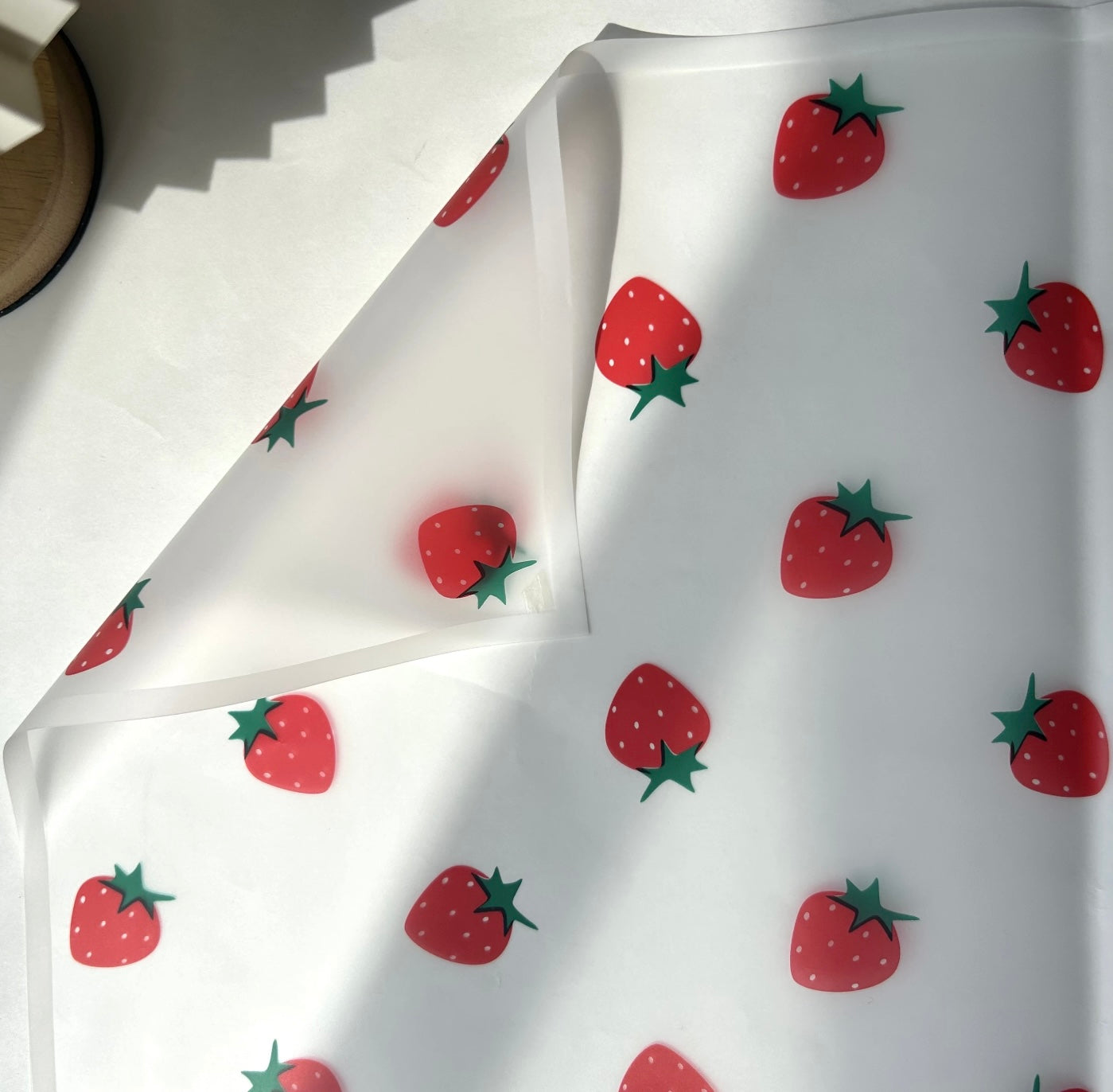 Strawberry Print Wrapping Paper