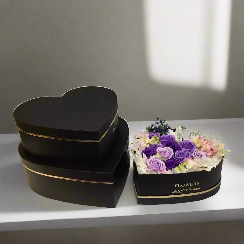 3-Piece Heart Shaped Box
