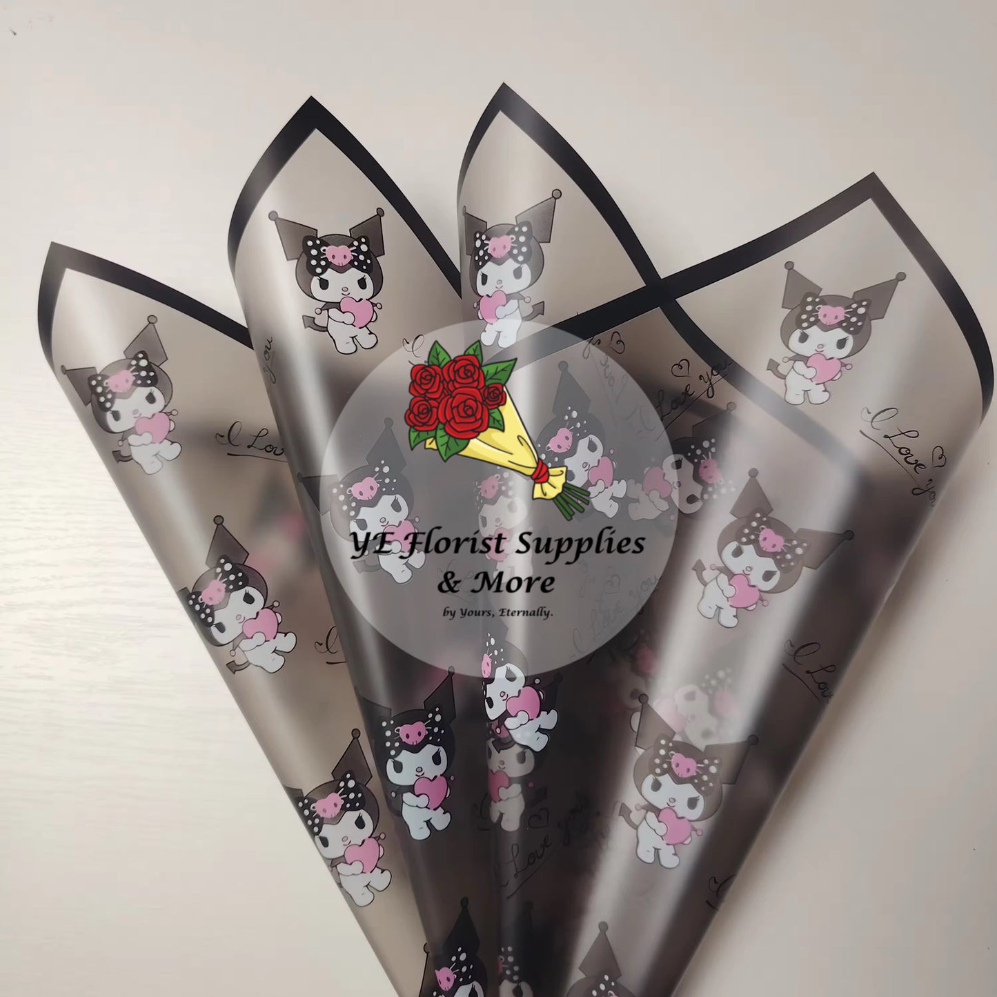 Kuromi "I Love You" Wrapping Paper