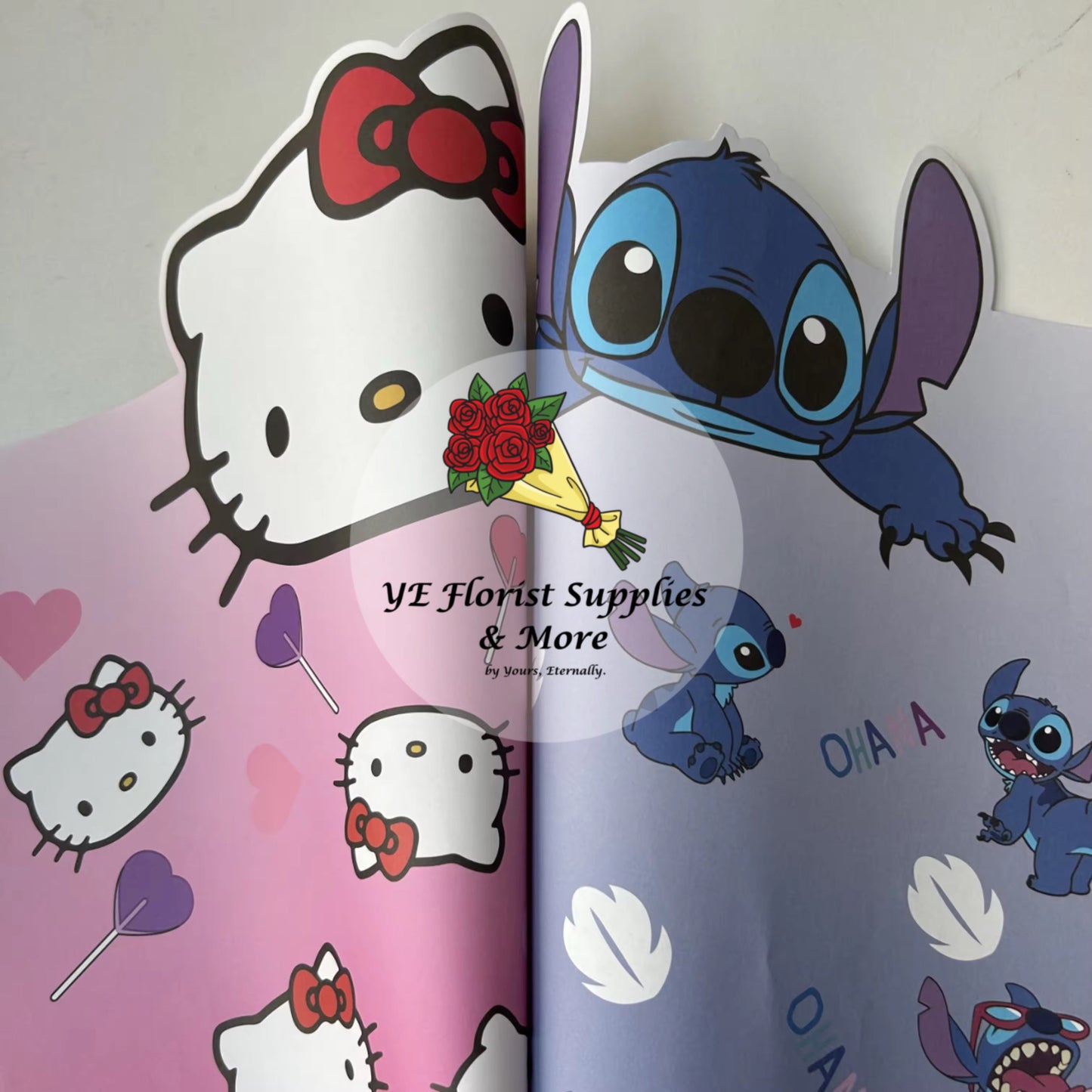 HK / Stitch Wrapping Paper