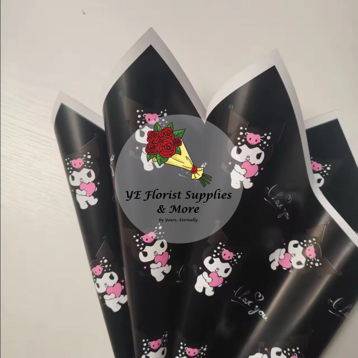 Kuromi "I Love You" Wrapping Paper