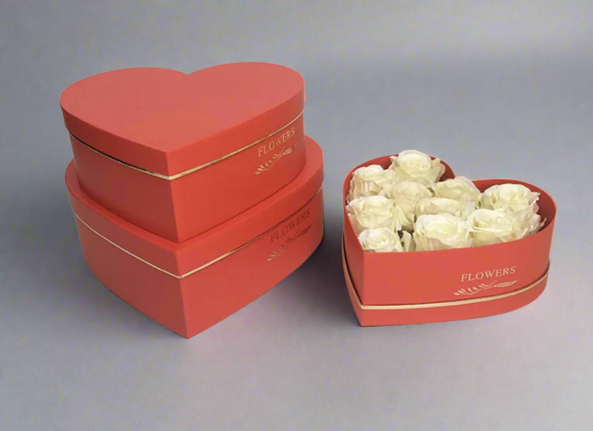 3-Piece Heart Shaped Box