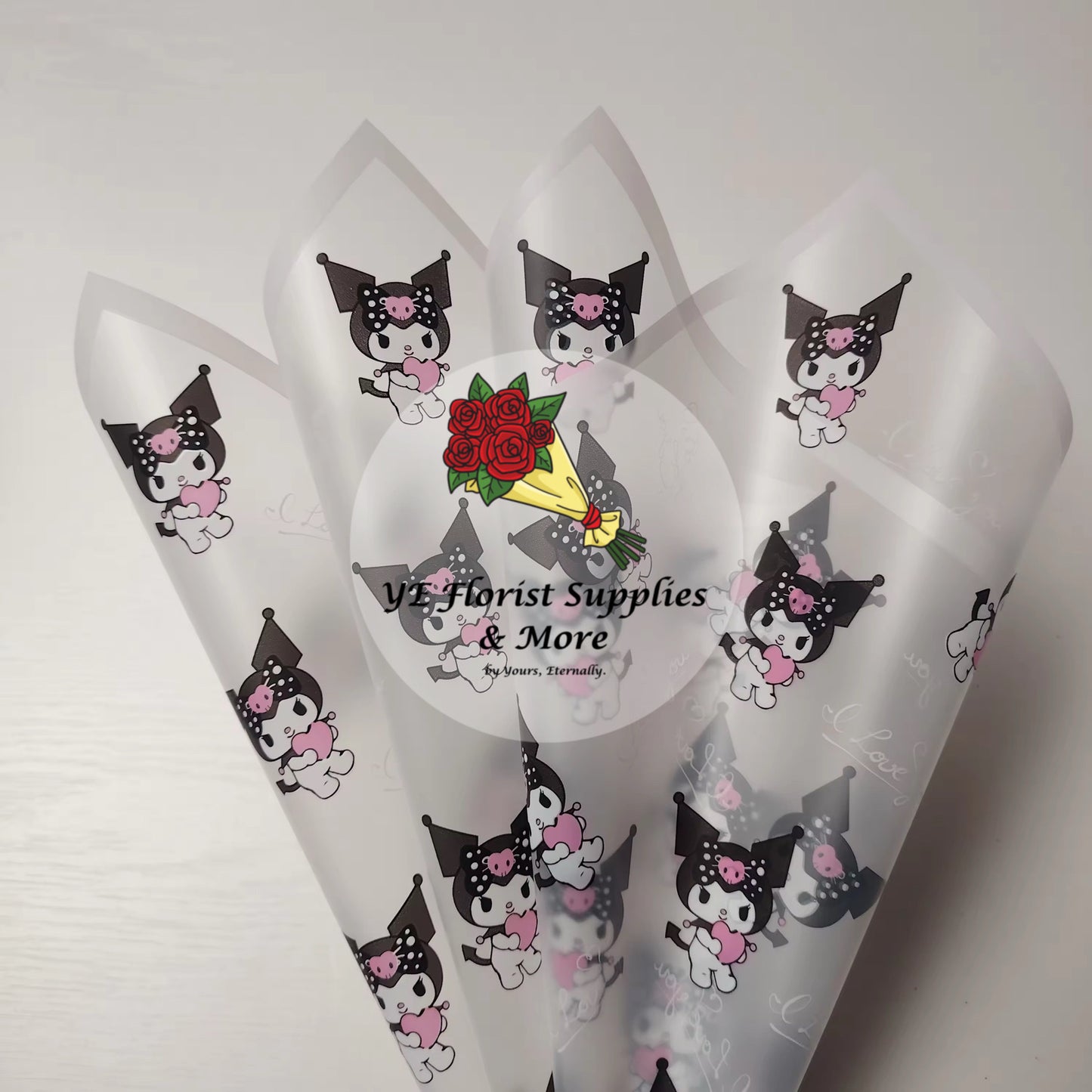 Kuromi "I Love You" Wrapping Paper