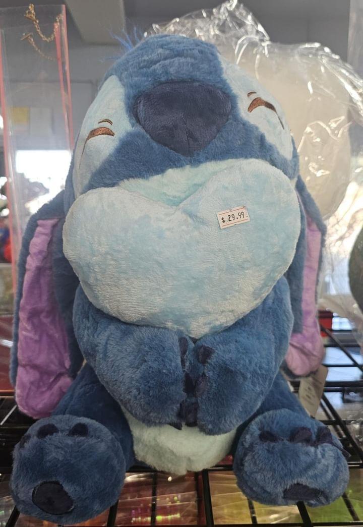 LG Stitch with Heart Plush