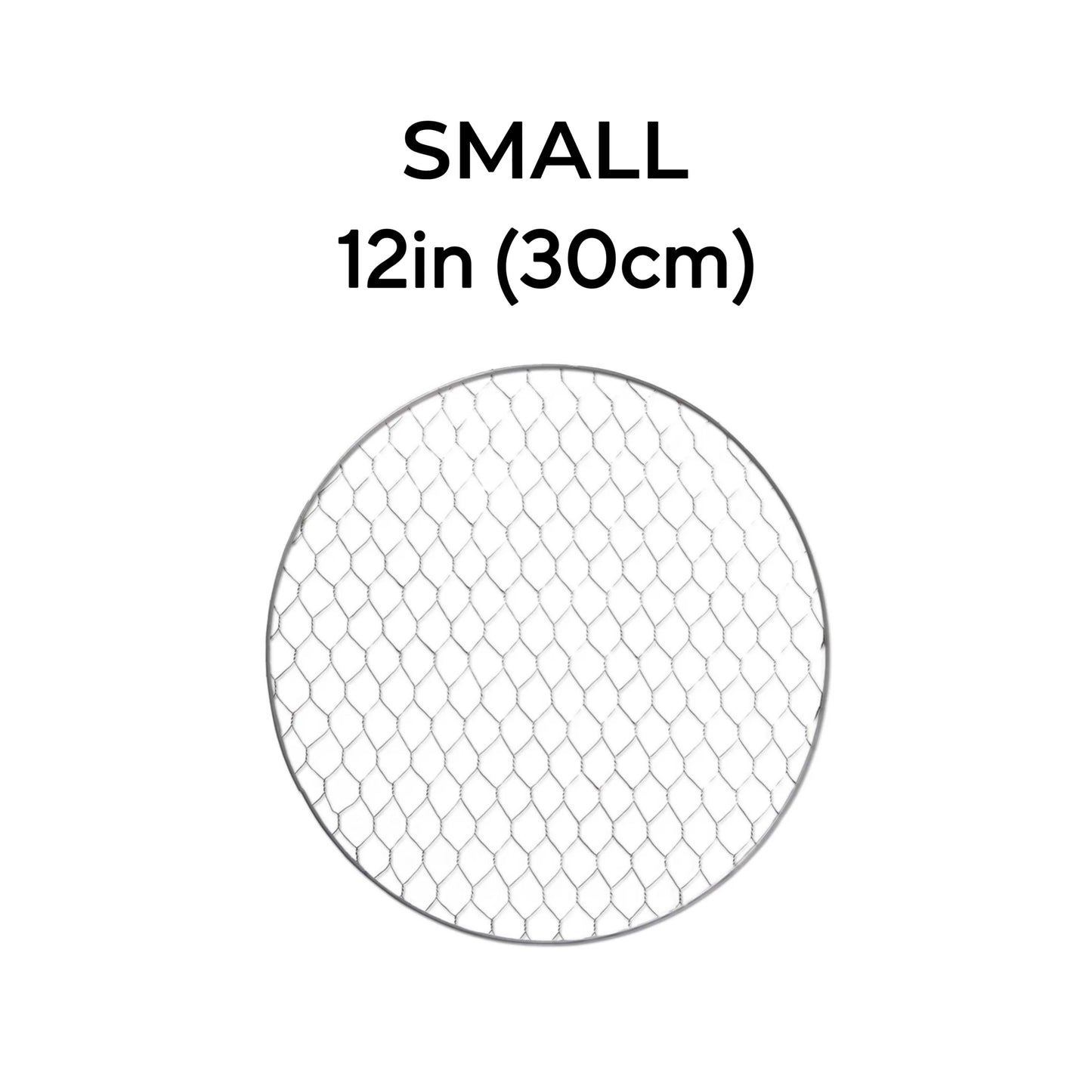Round Wire Net Wreath