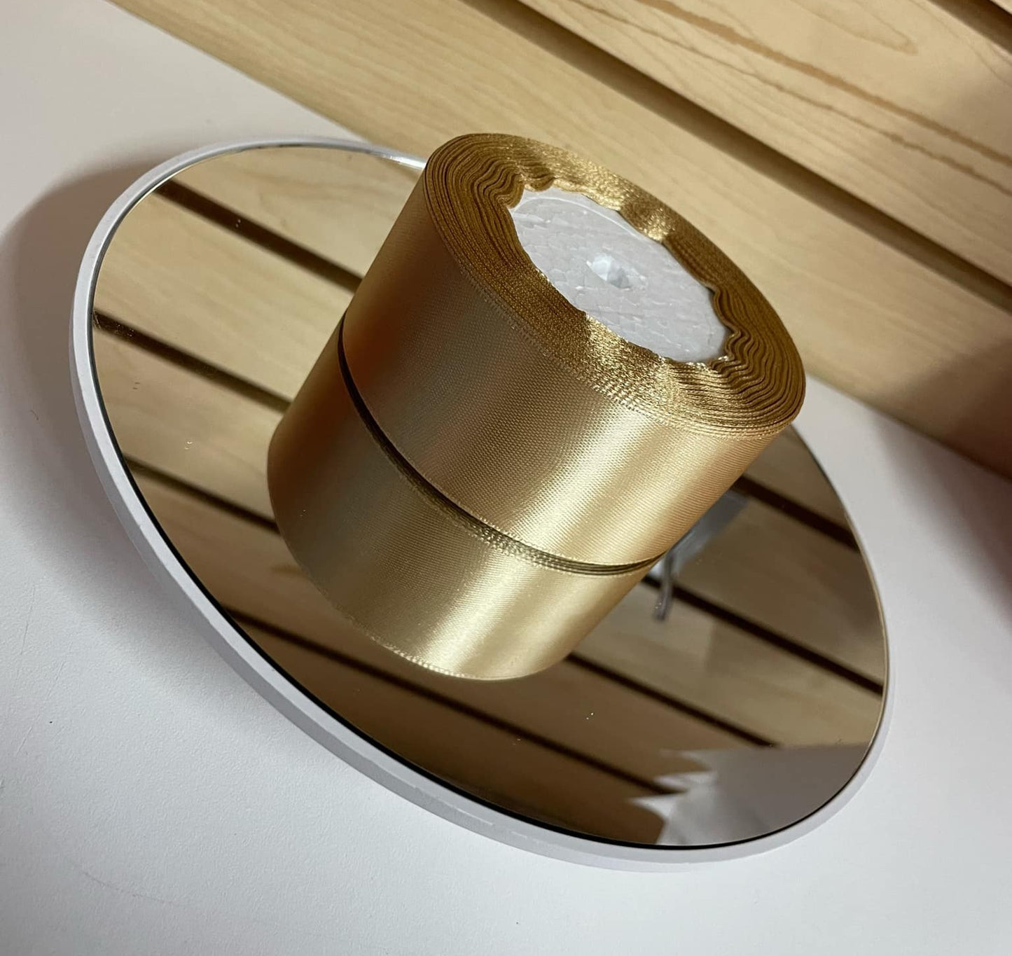 25 Yards Satin Ribbon, Single Face 1 1/2 inch