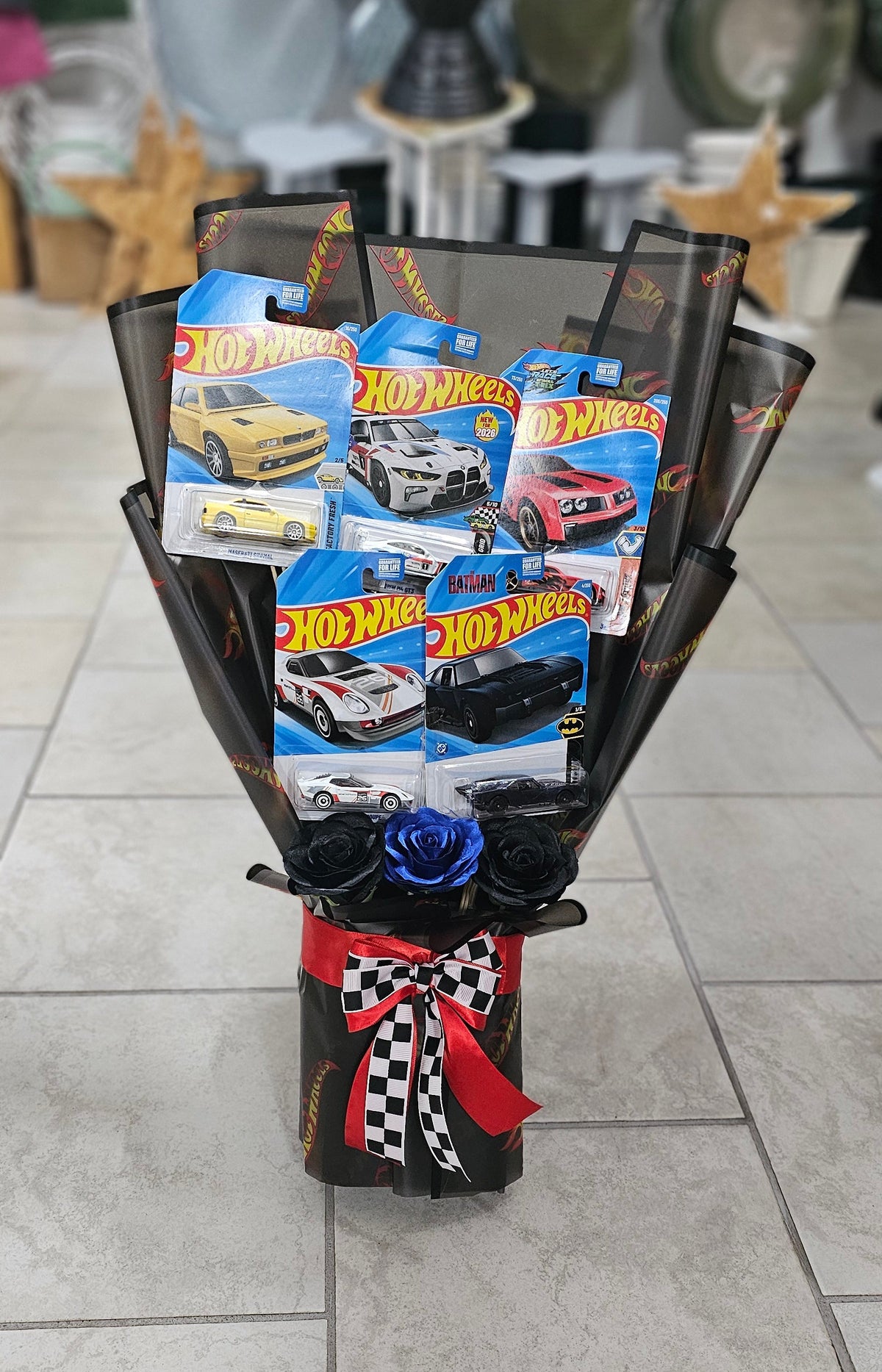 Hot wheels wrapping paper