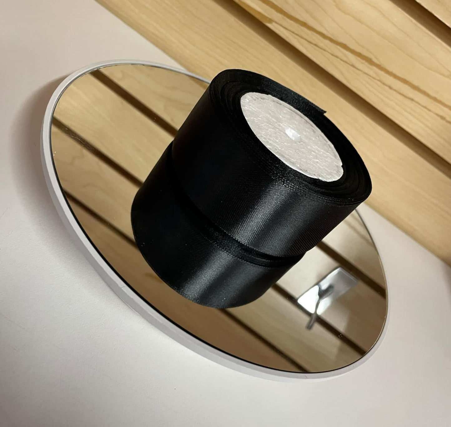 25 Yards Satin Ribbon, Single Face 1 1/2 inch