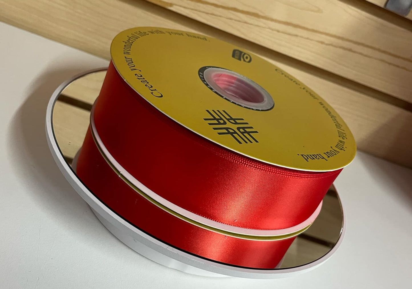 Satin Ribbon 100 Yards, Single Face