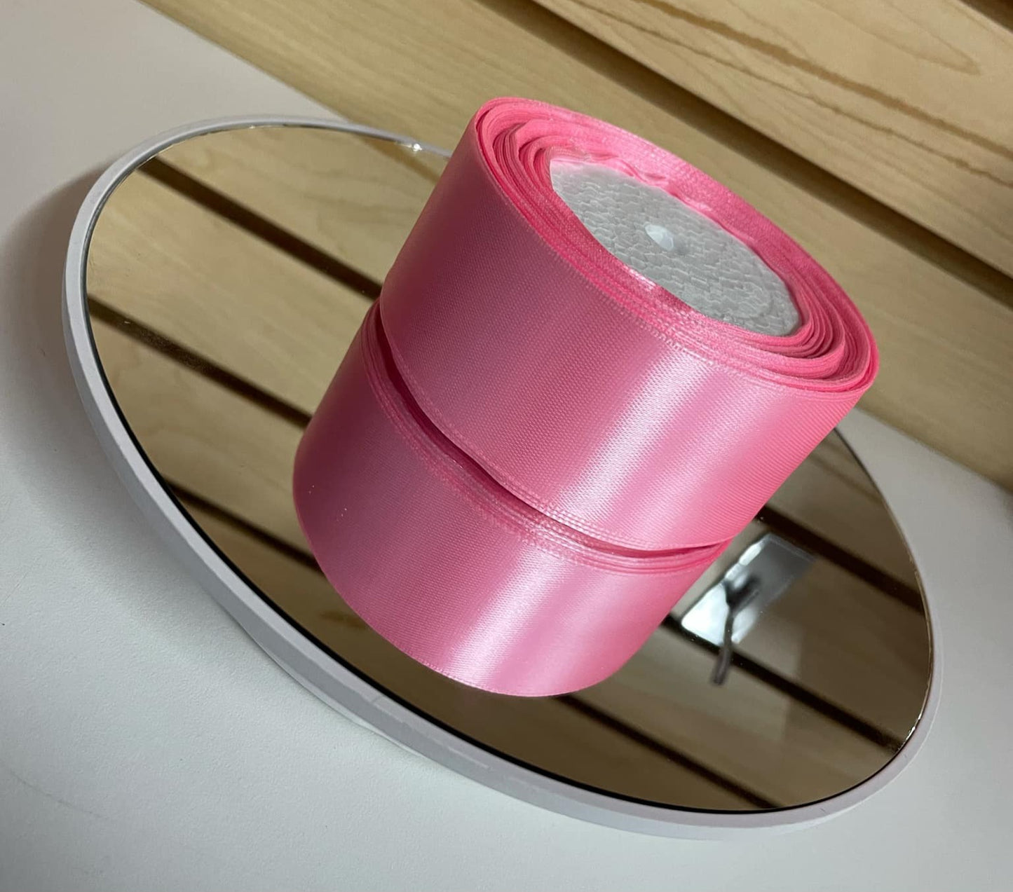 25 Yards Satin Ribbon, Single Face 1 1/2 inch