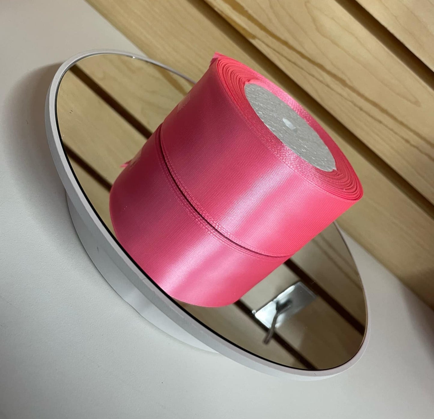 25 Yards Satin Ribbon, Single Face 1 1/2 inch