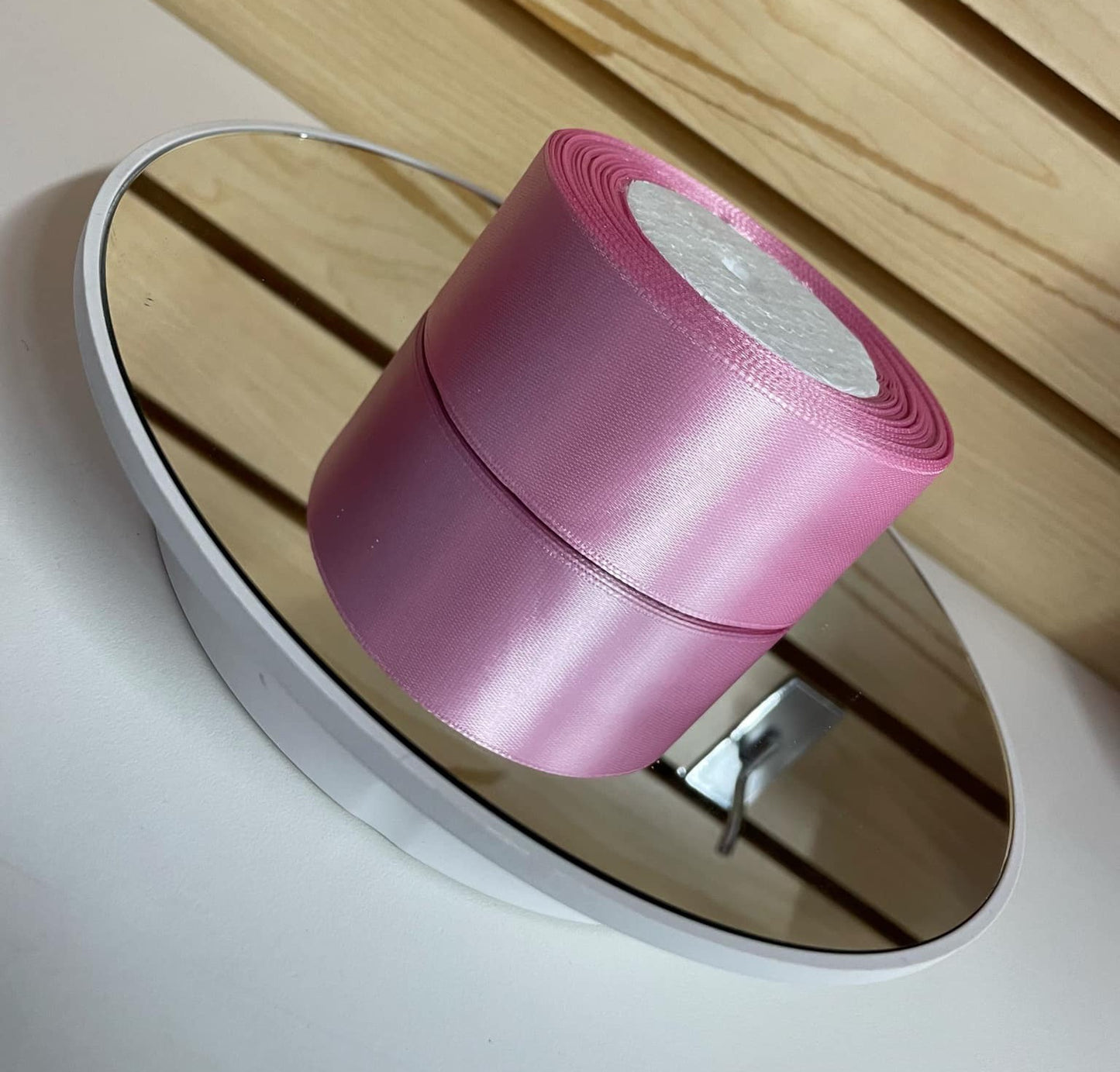 25 Yards Satin Ribbon, Single Face 1 1/2 inch