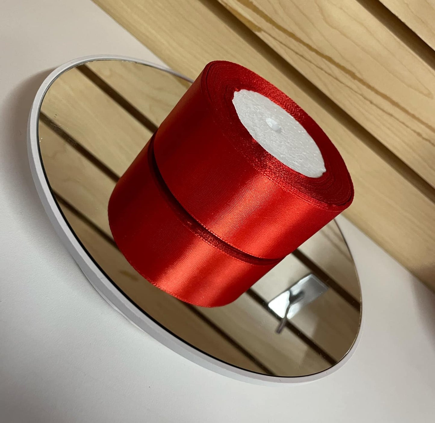 25 Yards Satin Ribbon, Single Face 1 1/2 inch