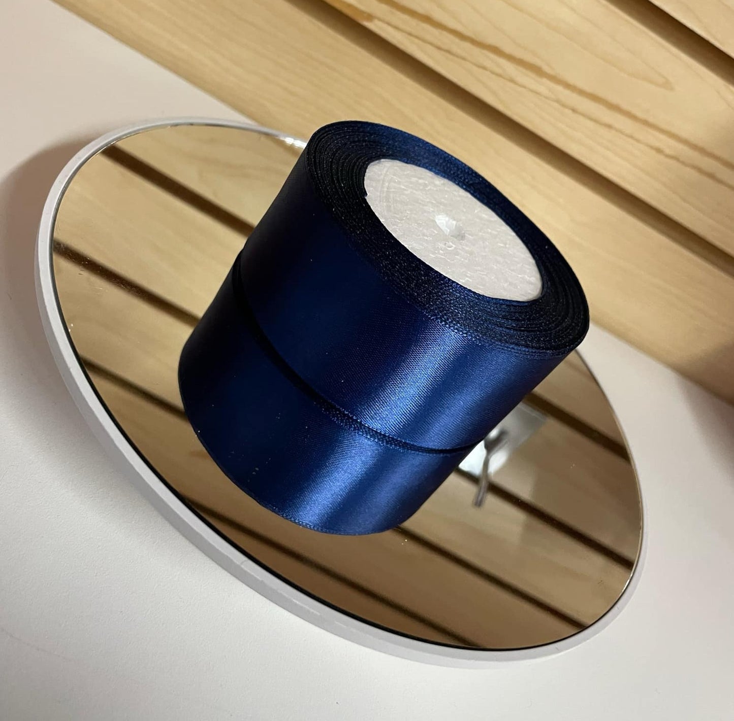25 Yards Satin Ribbon, Single Face 1 1/2 inch