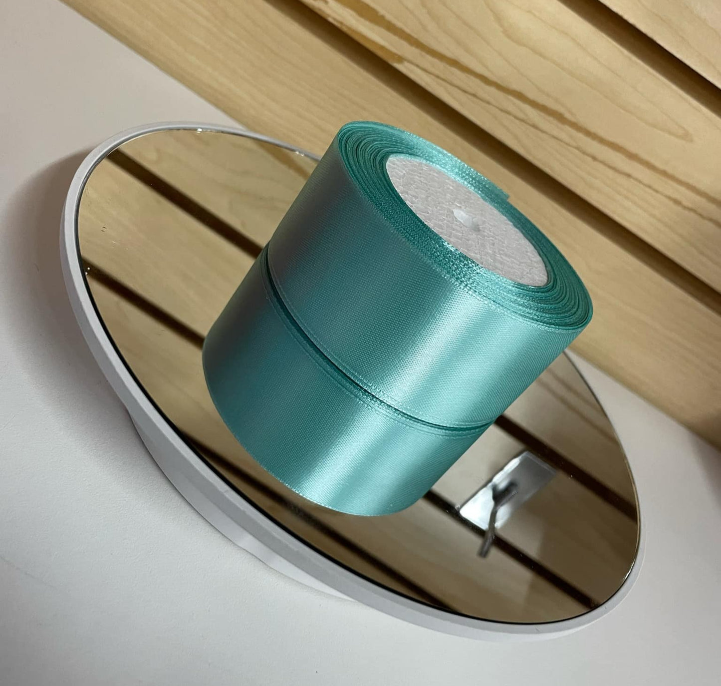 25 Yards Satin Ribbon, Single Face 1 1/2 inch