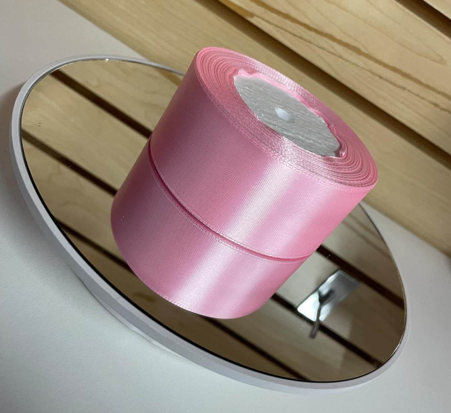 25 Yards Satin Ribbon, Single Face 1 1/2 inch