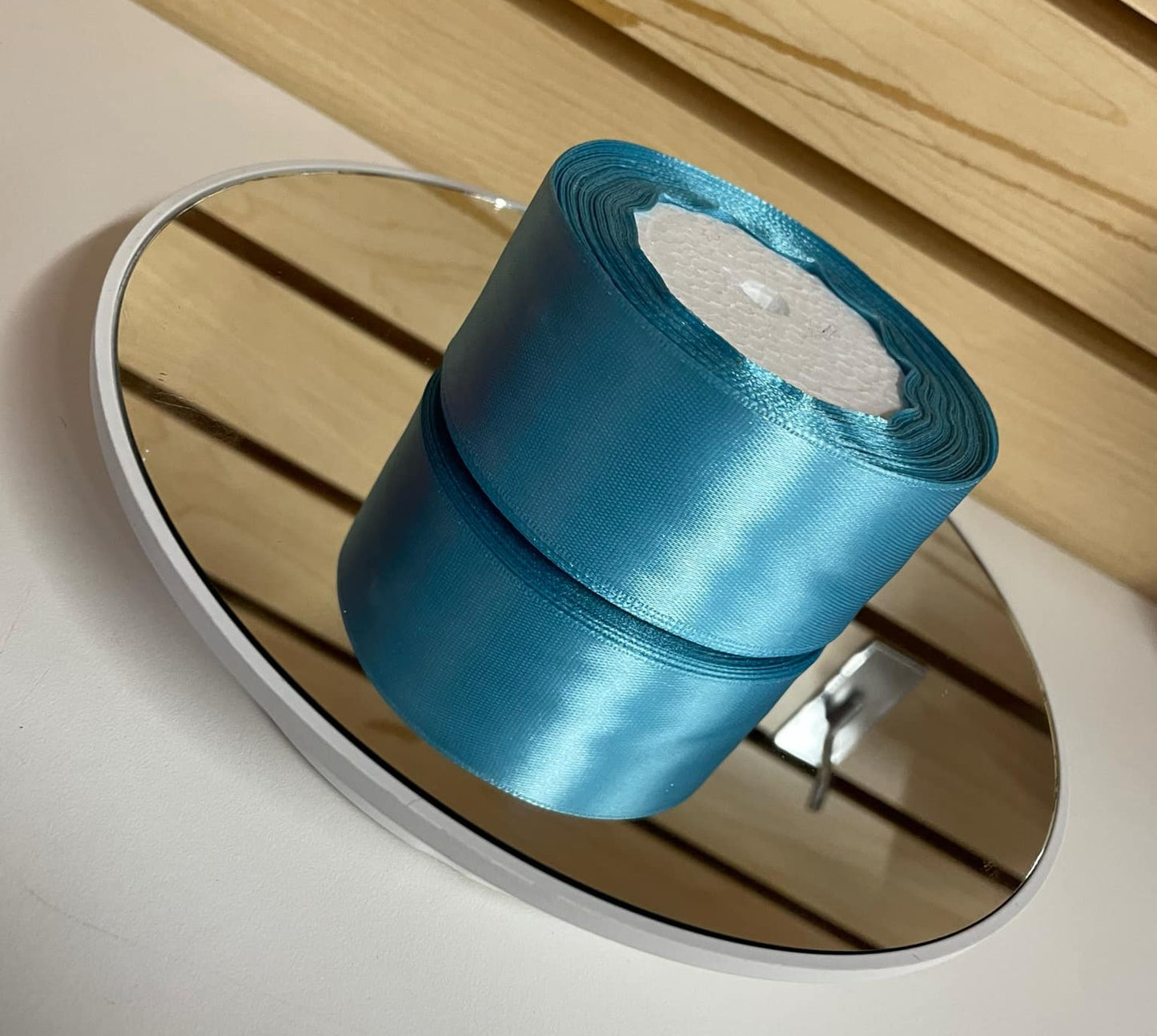 25 Yards Satin Ribbon, Single Face 1 1/2 inch