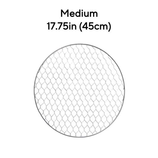Round Wire Net Wreath