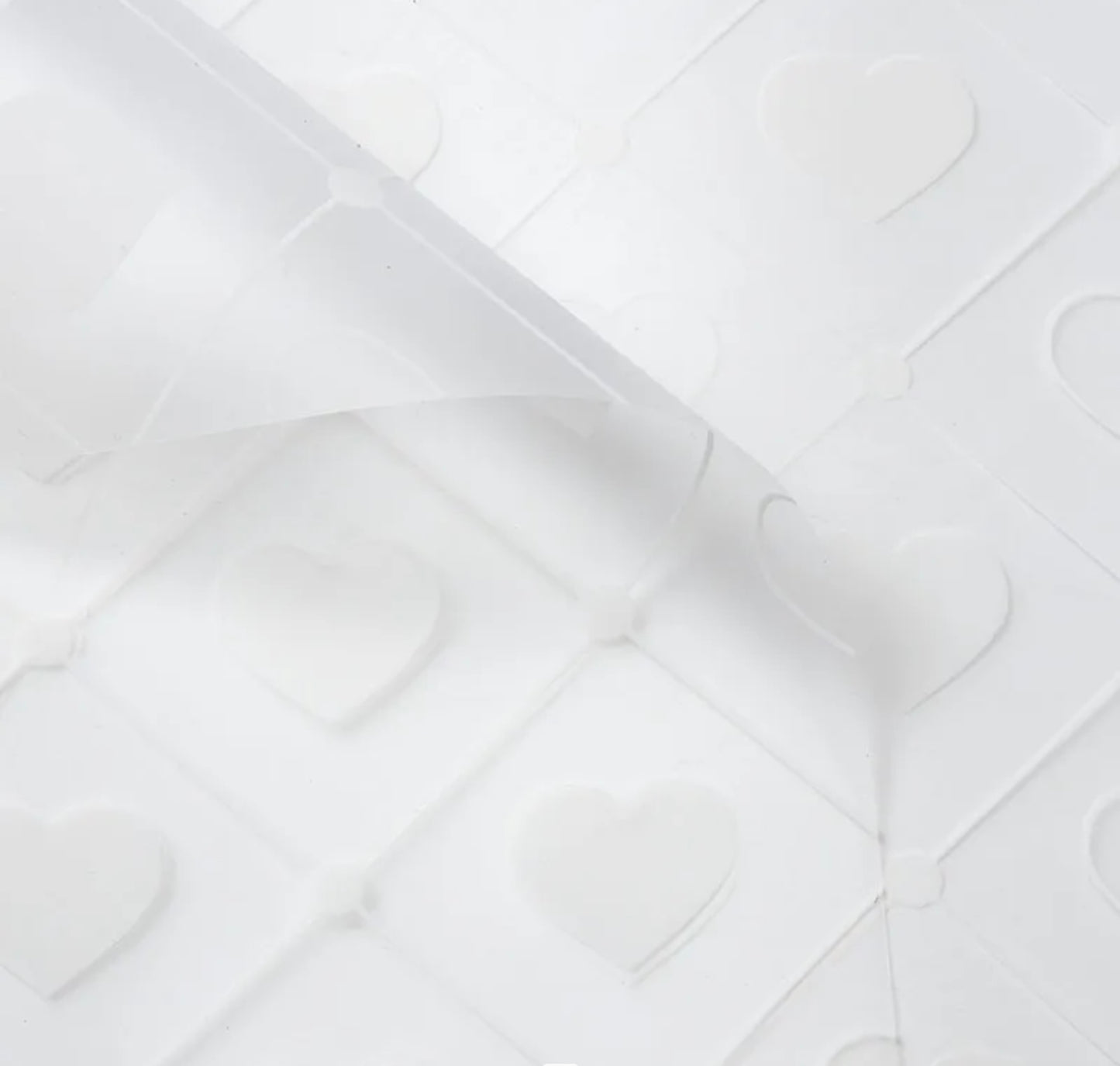 Frosted Hearts Wrapping Paper