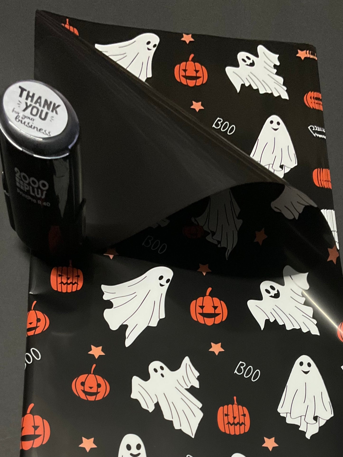 Ghost+Pumpkin Wrapping Paper
