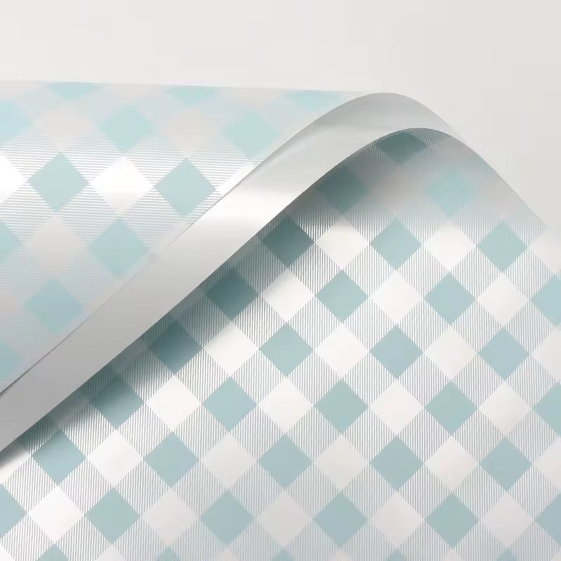 Gingham Plaid Wrapping Paper