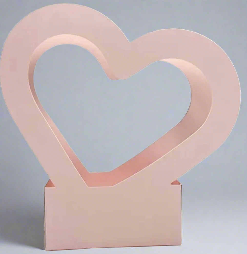 Heart Shape Handle Flower Box