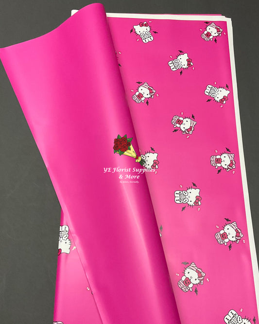 HK Halloween Solid Wrapping Paper