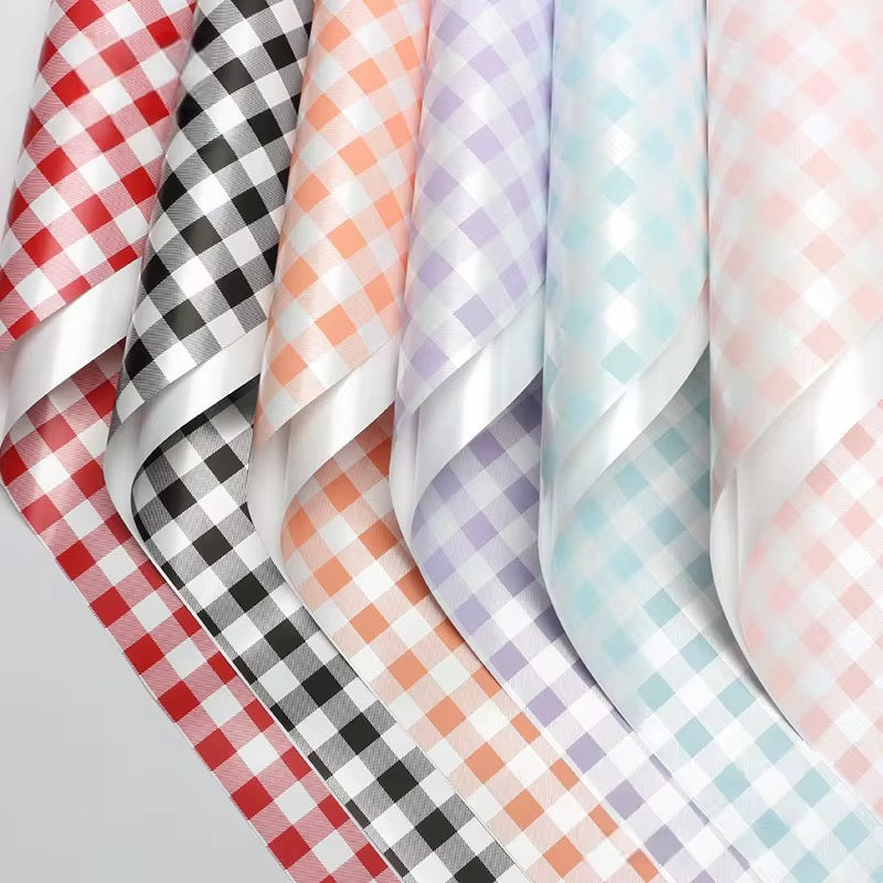 Gingham Plaid Wrapping Paper