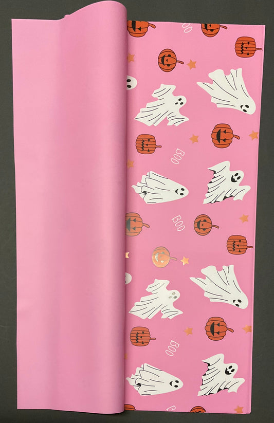 Ghost+Pumpkin Wrapping Paper