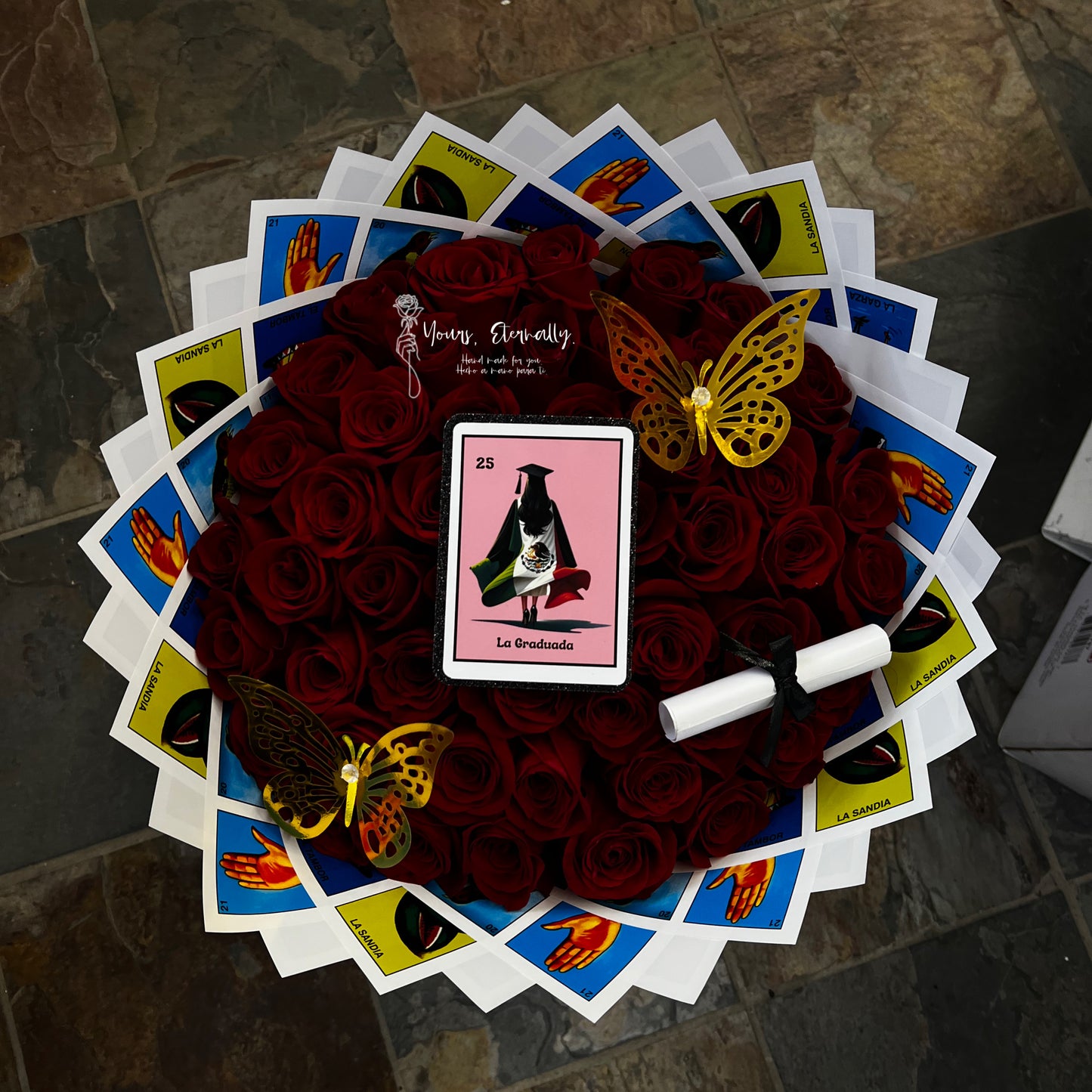 Mexican Loteria wrapping paper