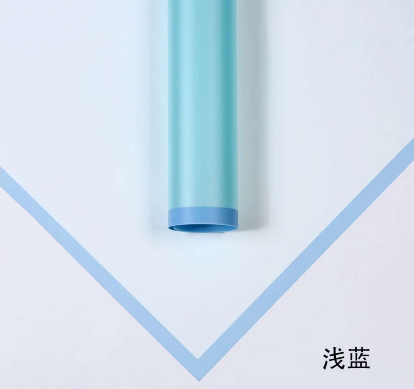 Solid Translucent With Matte Border Wrapping Paper