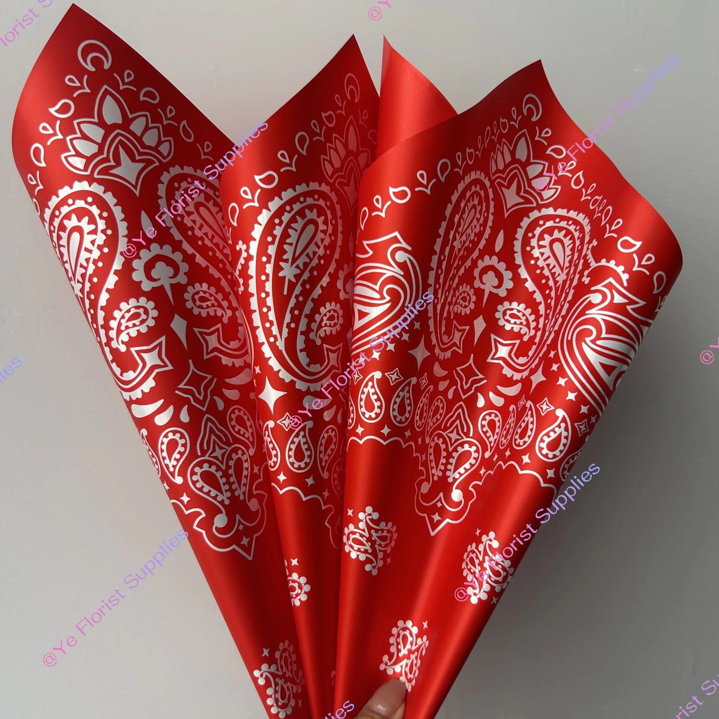 Bandana print wrapping paper