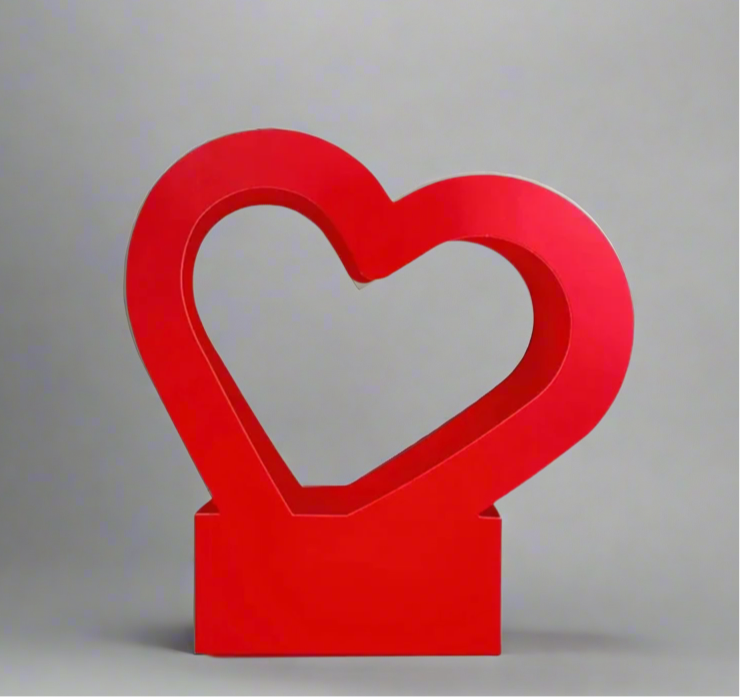 Heart Shape Handle Flower Box
