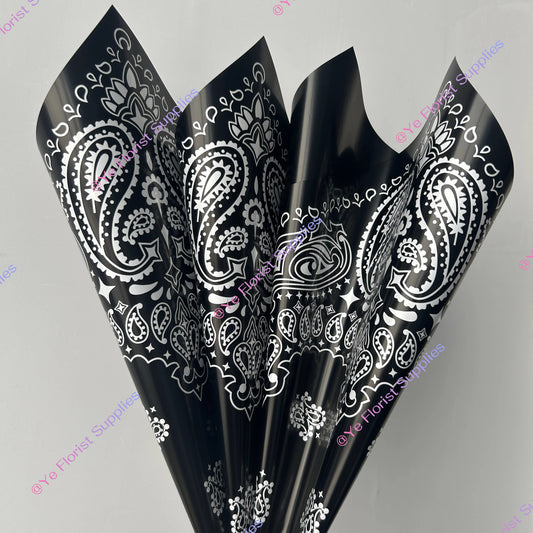 Bandana print wrapping paper