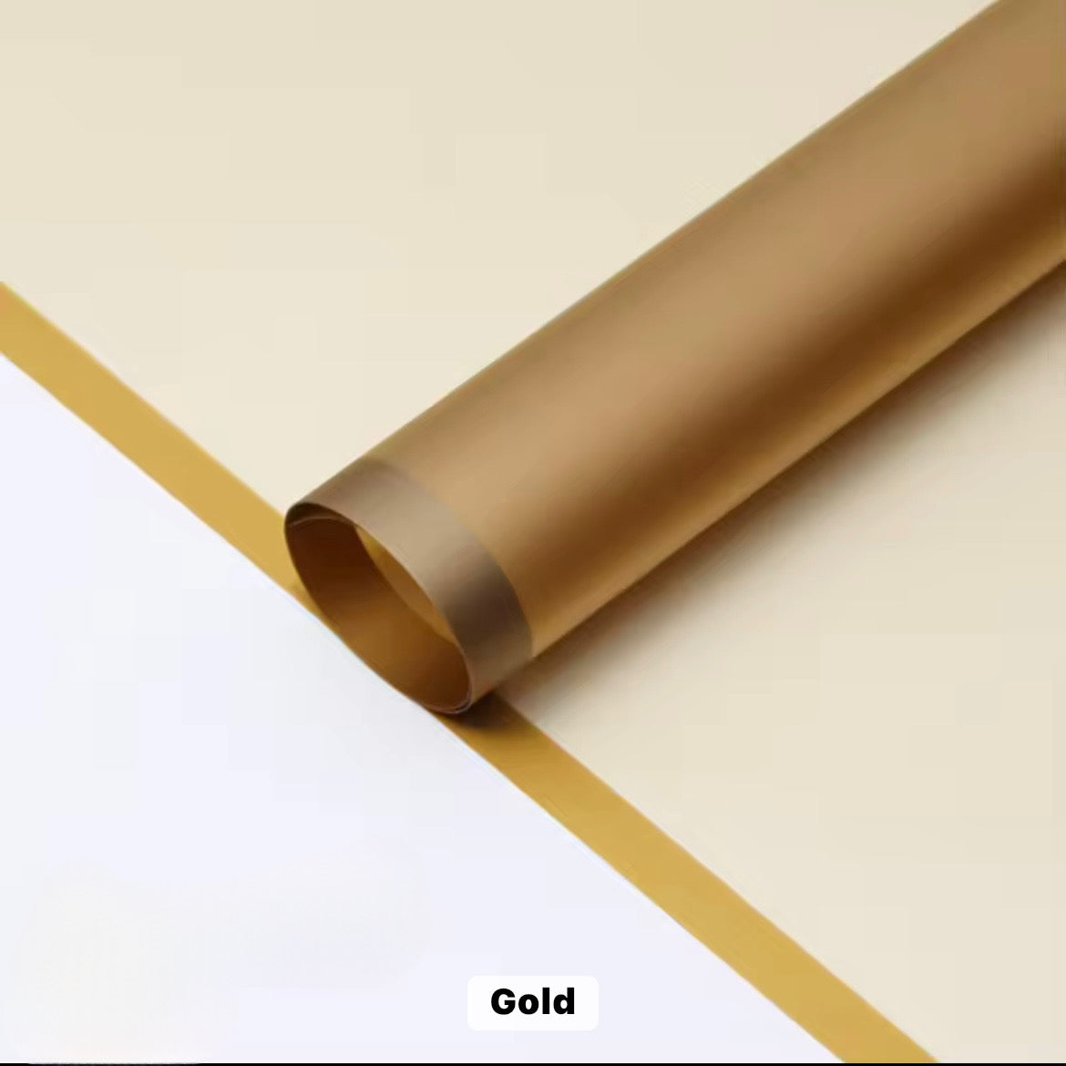 Solid Translucent With Matte Border Wrapping Paper