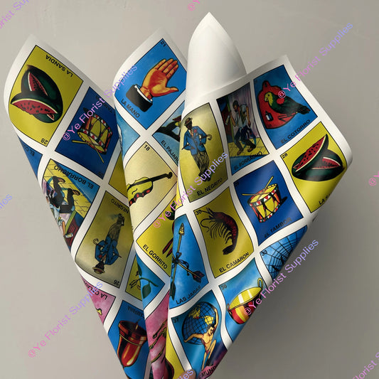Mexican Loteria wrapping paper