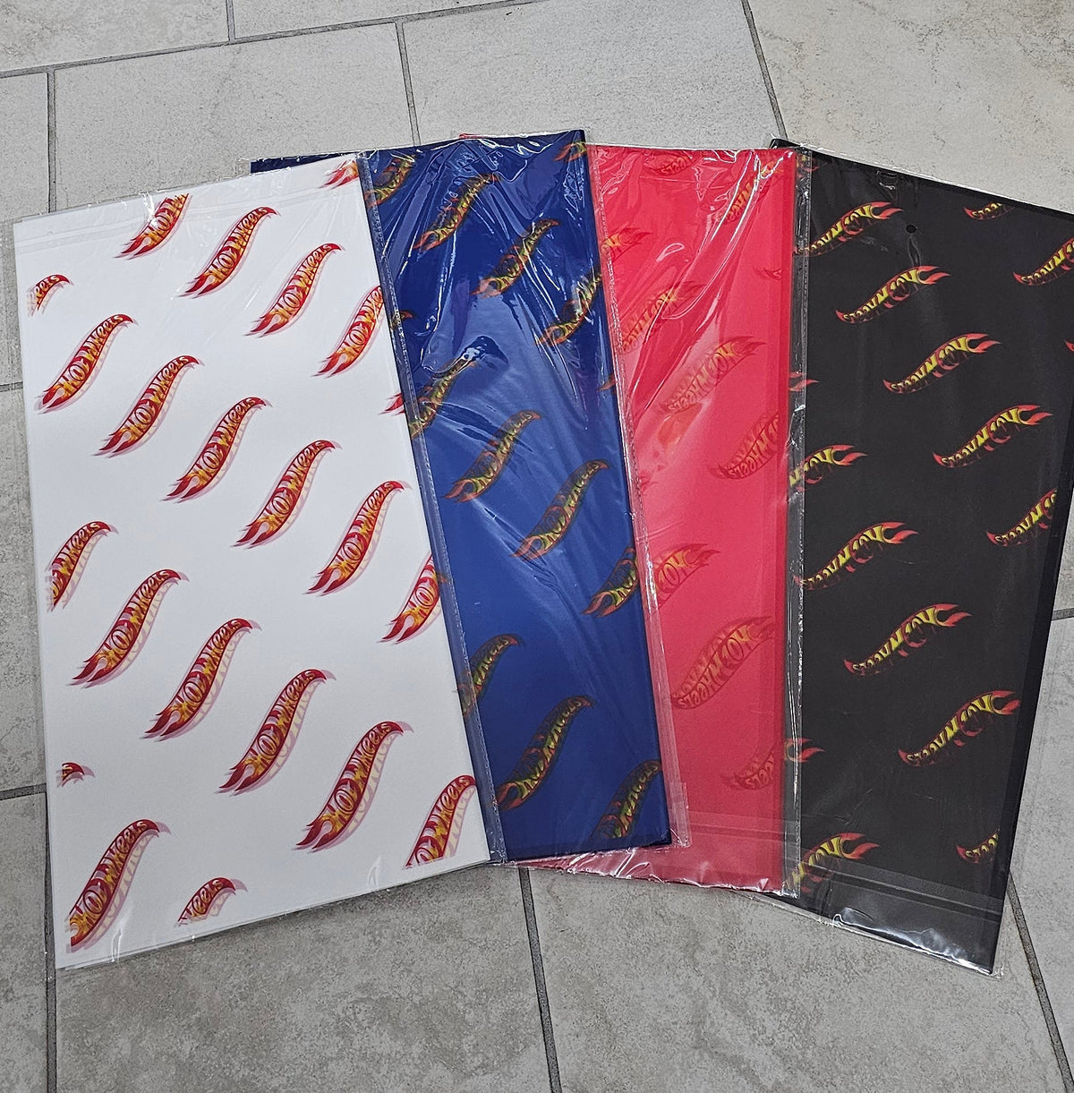 Hot wheels wrapping paper