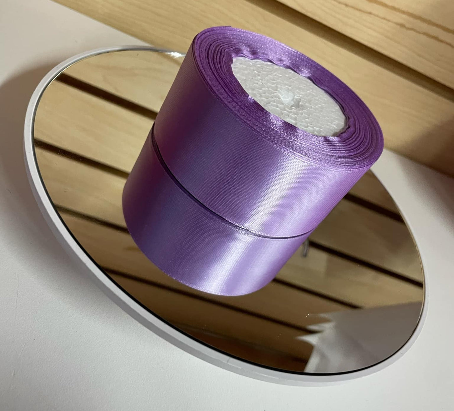25 Yards Satin Ribbon, Single Face 1 1/2 inch